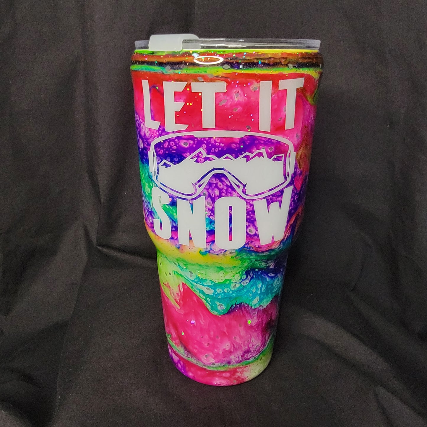 Let It Snow Large 30 oz. Sassy Sipper Tumbler - 20005L